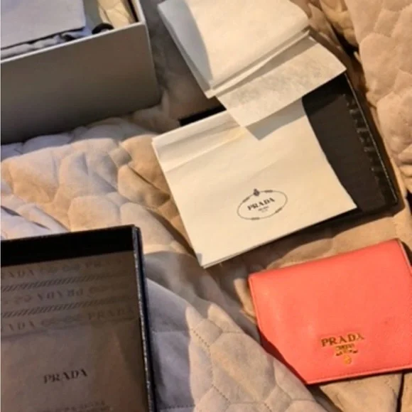 Pink Prada Card Holder - Picture 2 of 4